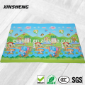 PU baby mats polyester, printed double sided, eco play mats cheap price